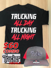 Load image into Gallery viewer, TRUCKING ALL DAY, TRUCKING ALL NIGHT T-SHIRT COLLECTION
