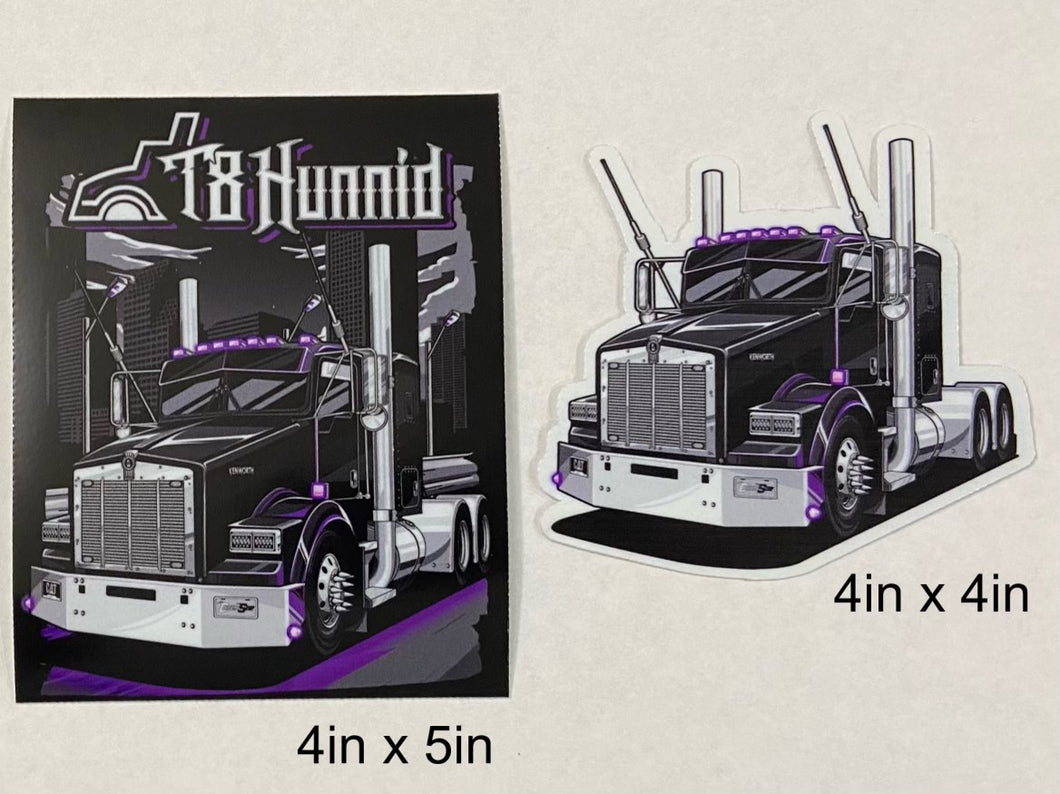 T8HUNNID TRUCK 2 PACK COMBO DECALS