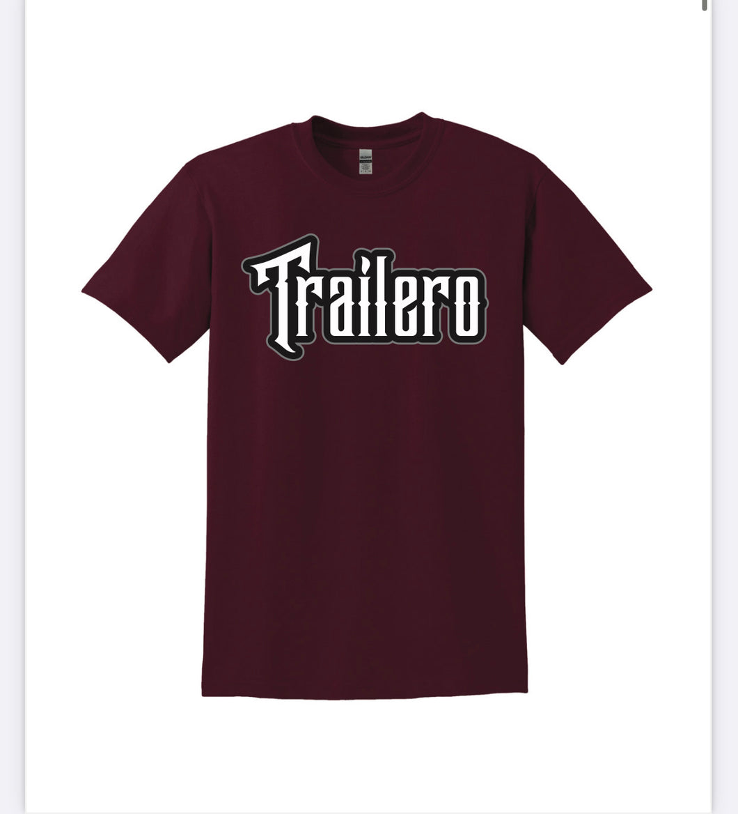 TRAILERO WORK MAROON SHIRT