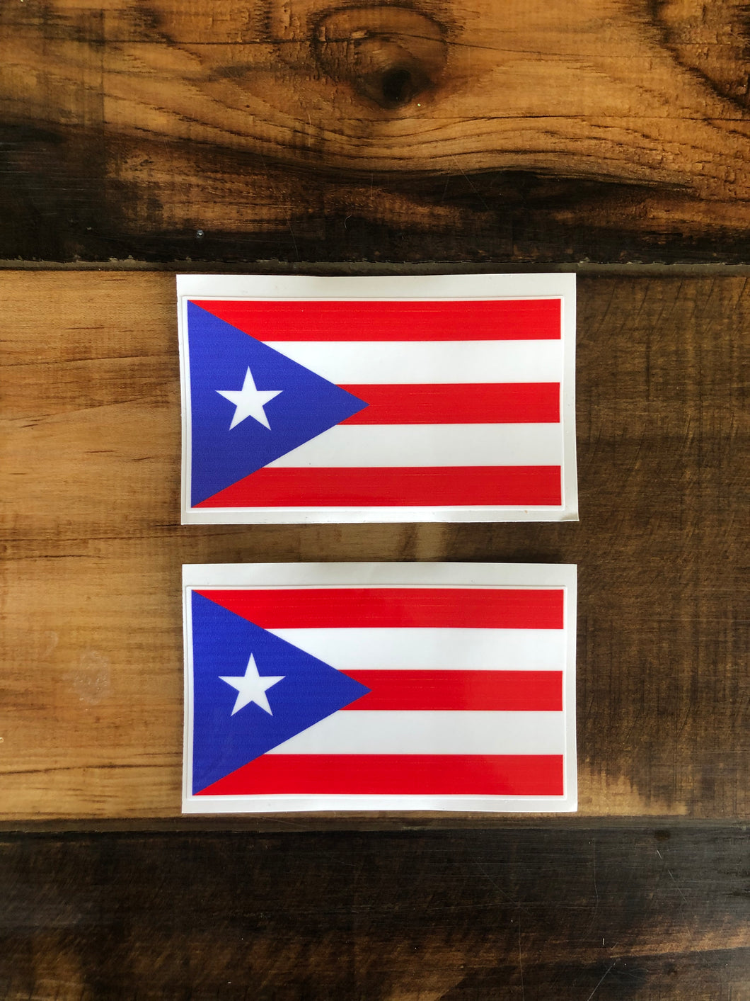 PUERTO RICO FLAG DECAL SET